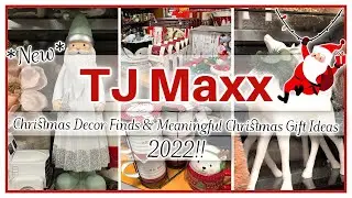 ✨TJ MAXX✨ BRAND NEW CHRISTMAS DECOR FINDS 2022 || MEANINGFUL CHRISTMAS GIFT IDEAS!!