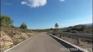 eBrompton, carretera de Lucena del Cid a Argelia.