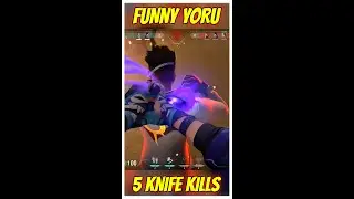 Funny Yoru 5 knife kills #shorts