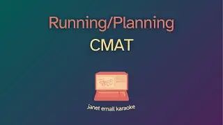 CMAT &ndash; Running/Planning (Karaoke)