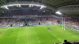 Short clip of Kobe Misaki Stadium in Kobe, Japan | England Versus USA | Rugby World Cup 2019 #shorts