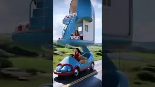 Do you like this big foot car?😂relaxingmusic #healingvibes #slowliving #nature #shorts #car