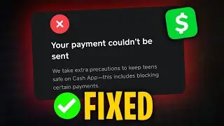 [ЛЕГКОЕ ИСПРАВЛЕНИЕ]: &laquo;Ваш платёж не может быть отправлен через приложение Cash. Мы принимаем доп...