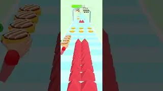 Fun mini game 🍩 Donut Stack : Run Race 3D funny game level 5