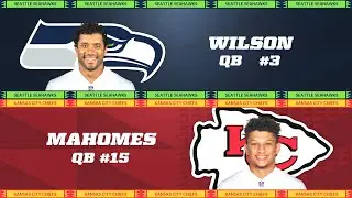 Madden NFL 22 - Seattle Seahawks Vs Kansas City Chiefs Competitive Full Game PS5 Gameplay