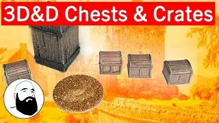 Miniature Treasure Chests for D&D