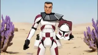 Star Wars The Clone Wars 2009 Action Figure ( Lieutenant Thire & Rys) 2 Pack (lieutenant Thire)