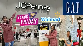 Black Friday deals in USA |அமெரிக்காவில் Black Friday shopping 🛍️ jcpenny #walmart #gap #burlington