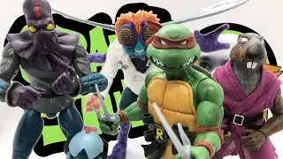 Super7 TMNT Ultimates Wave 1 (Raphael, Splinter, Foot Soldier, Baxter Stockman) Action Figure Review