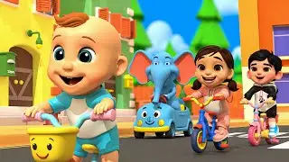 Racing Is So Fun! My Wheels Go Round & Round Kids Song | LuLu LaLa Nursery Rhymes