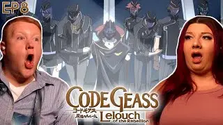 Zero against the Japanese Liberation Front!  👀 | First time watching Code Geass S1 E8