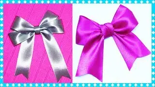 5 минут ремесла DIY | как сделать Бант | 5 поделки ленты Бант