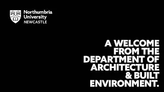 A Welcome From the Department of Architecture & Built Environment