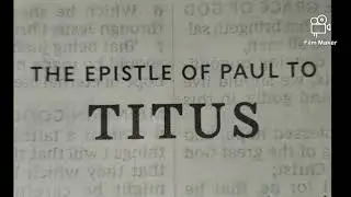 The Epistle of Paul to TITUS
