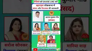 baharaich loksabha mp and mla list 🗳️ #bjp #sp #bsp #congress #election #loksabha #bahraich #yogi