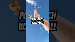 POV BEACH VOLLEYBALL #sport #volleyball