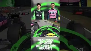 Gabriel Bortoleto OVERTAKES Pierre Gasly | 2025 Austrian Grand Prix with 2010-2014 Graphics