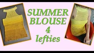 CROCHETED MESH SUMMER BLOUSE - 4 #lefties
