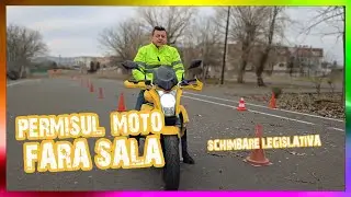 Permis moto fara sala plus alte categorii. Schimbare legislativa. Vezi toate variantele