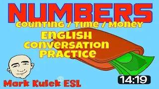 Numbers | money, telling time, ordinal numbers  - 4 videos collection | Mark Kulek ESL