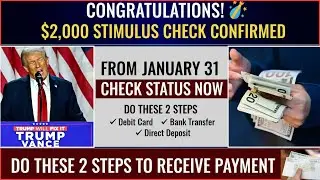 HUGE NEWS DROPPING MIDNIGHT: $2,000 Trump Tariff Rebate Checks Phase 1 Start  &ndash; Apply Online Now