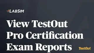 View Pro Certification Exam Report Data