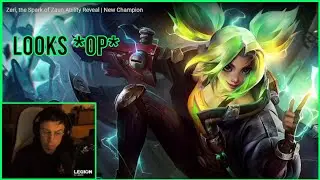 Caedrel Reacts To ZERI's Abilities | New LoL Champ