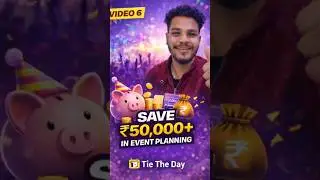 Lose ₹50K in events for one mistake? Don&rsquo;t. Watch & save money on your next event. #EventTips