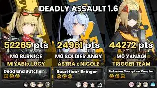 NEW Deadly Assault ZZZ | Miyabi x Burnice x Anby x Trigger x Yanagi | 9-Star | Zenless Zone Zero 1.6