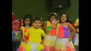 Anandraj Bhavanani and friends dancing - Primrose Annual Day 2013