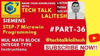 #PART36 MUL MATH BLOCK INT. TYPE IN #S-7#MICROWIN #SIEMENS #SOFTWARE S7-200 MICROWIN TUTORIALS HINDI