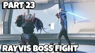 Star Wars Jedi Survivor Gameplay Walkthrough Part 23 | Rayvis Boss Fight (No Commentary)