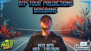 ATP Brisbane Day 4 | Tennis Predictions Today 07/01/2026 | Betting Breakdown #tennis #australia