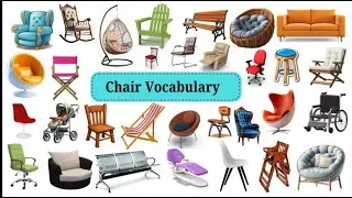 🪑✨Chair Vocabulary in English| Learn Types of Chair with Pictures| Chair Names | Learn English