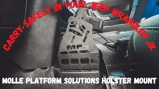 Every Jeep JKU Needs This Molle Platform Solutions Holster!
