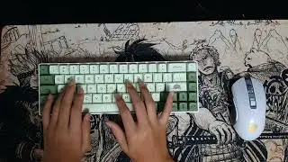 JWK Yellow Sound Test #keyboard #customkeyboard #mechanicalkeyboard #asmr
