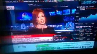 Reporter Diana Olick CNBC Reality check falls (sorry delayed Volume) Hysterical !!!!!