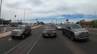 Oregano's Pizza, Swan Rd & Speedway Blvd to Burger King, Kolb Rd, Tucson, Arizona, 14 May, GH030036