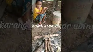 cempin di kebun sambil bakar singkong