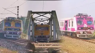 Insane 90 bihula ; twist icf medha pinky onol ;local trains FUrious: speed Action 😱🚉 India Railway