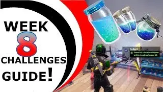 FORTNITE WEEK 8 CHALLENGES GUIDE - SEASON 9 - Visit different clocks,loading screen #8 and more...