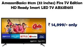 AmazonBasics 81cm (32 inches) Fire TV Edition HD Ready Smart LED TV AB32E10SS reviews