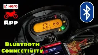 2025 Hero Splendor Plus Xtec Digital Meter Bluetooth Connection | Hero Ride Guide App