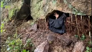 I TURNED A CAVE INTO A SURVIVAL SHELTER