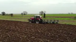 Massey Ferguson 7618 and a Lemken Europal 8 Plough