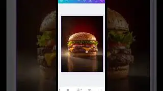 Canva AI Made This Burger Poster 😳🍔 | One Prompt#canva Ai#prompt #canva hacks