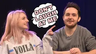 Lizzie and Joel being Big Brain at a Game Show