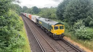 Class 66 + 221 | 66953 + 221115 | Crossover | Cross Country + Freightliner