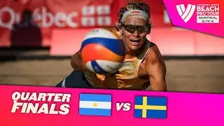 Capogrosso N./Capogrosso T. vs. &Aring;hman/Hellvig - Quarter Final Highlights | Montreal 25 #BeachProTour