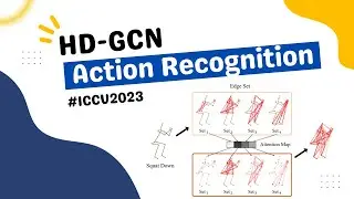 HD-GCN (ICCV2023): Распознавание действий на основе скелета